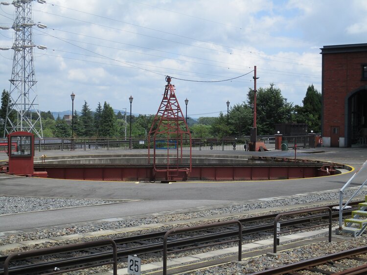 転車台(下今市駅にて)